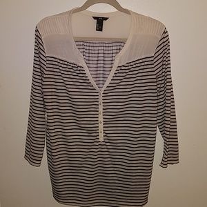 H&M striped blouse